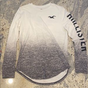Men’s Color fading hollister long sleeve t-shirt